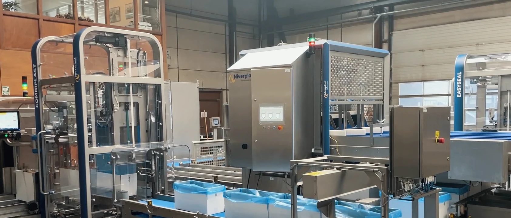 IQF bulk packaging line for fish | Niverplast
