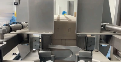 High speed box erecting & bag placing | Niverplast