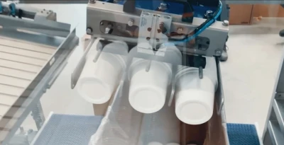 Bag-in-box stacks of cups | Niverplast