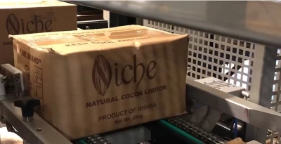 Unpacking and crushing cocoa blocks | Niverplast
