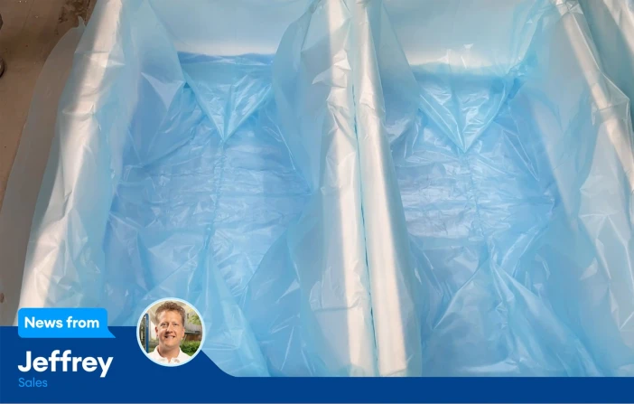 Bag placing in polystyrene boxes | Niverplast