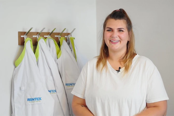 Rentex testimonial | Compressing and packaging laundry | Niverplast