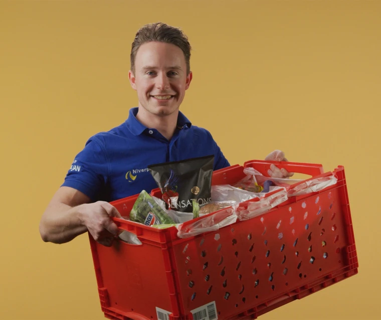 Niverplast | Picnic - Groseries 3 bags in crate