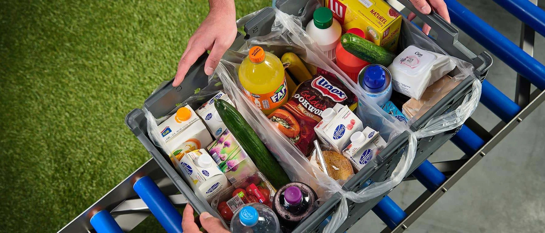 E-commerce | Grocery - Bag in crate | Niverplast