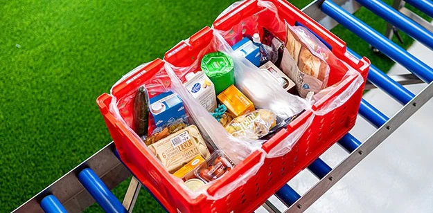 E-commerce | Grocery - Bag in crate | Niverplast