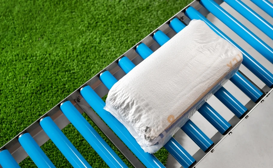 Laundry compressed by easypress header