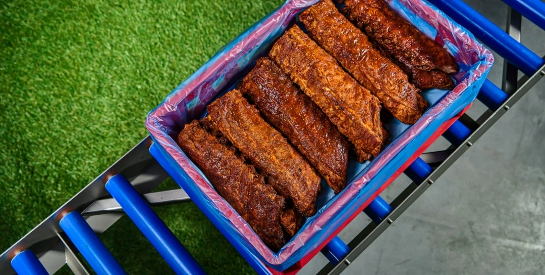 Spareribs Bag in crate Niverplast