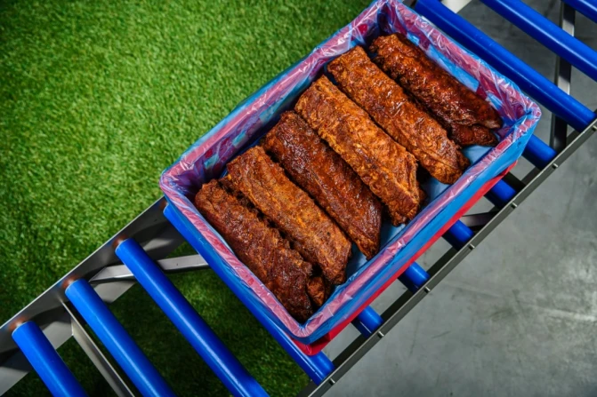 Spareribs Bag in crate Niverplast