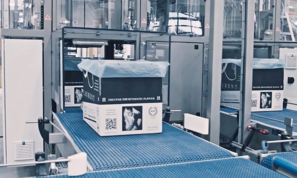 Case filling with our Box Loader - Niverplast NA Inc.