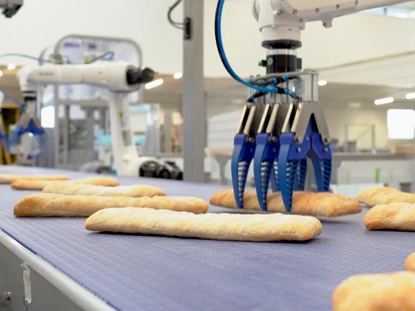 Robot picking of baguettes